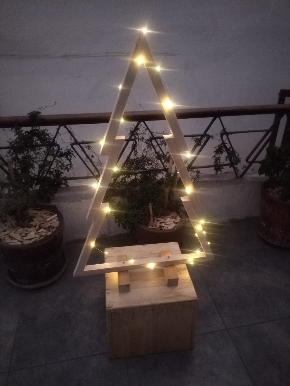 Árbol Navideño de Madera