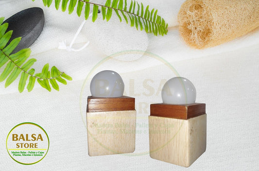 Lampara de Madera  LM1 - FL