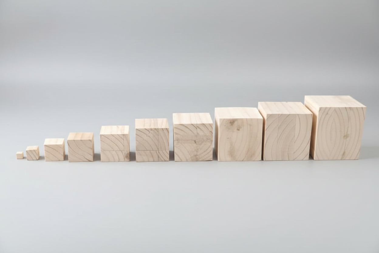 PACK MONTESSORI (BARRAS, BLOQUE Y CUBOS)