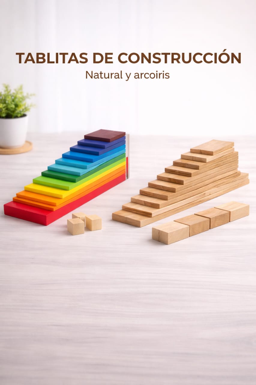 Tablillas de Construcción - (Arcoiris Waldorf)