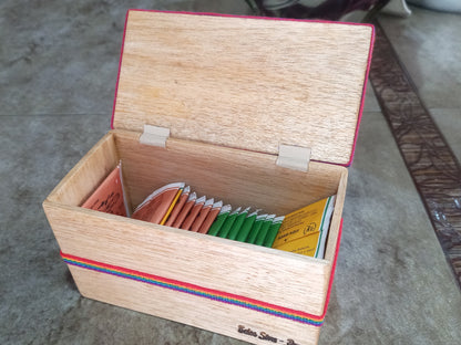 Porta Infusión de Madera (40 sobres)